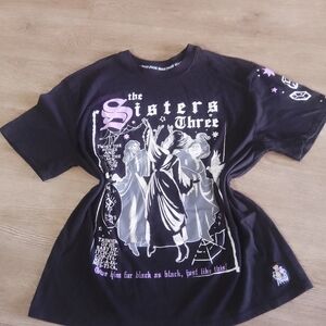 Disney Black and Purple Graphic Blouse